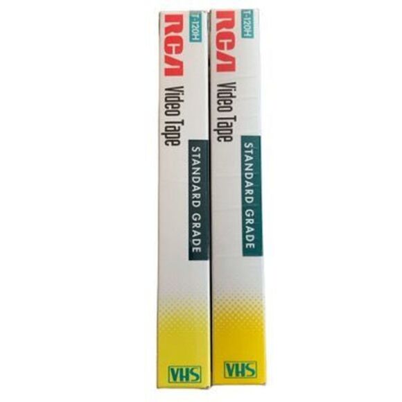 2 RCA T-120 VHS Blank Video Tapes - Picture 3 of 3